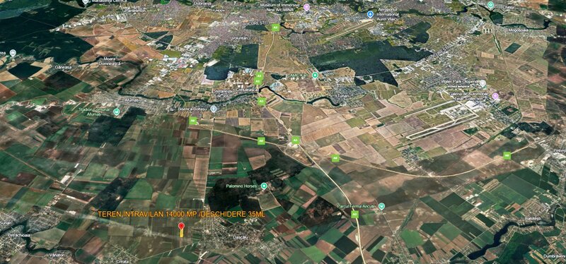 Dascalu teren intravilan 35ml deschidere 14000 mp  comision 0%